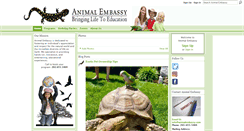 Desktop Screenshot of animalembassy.com